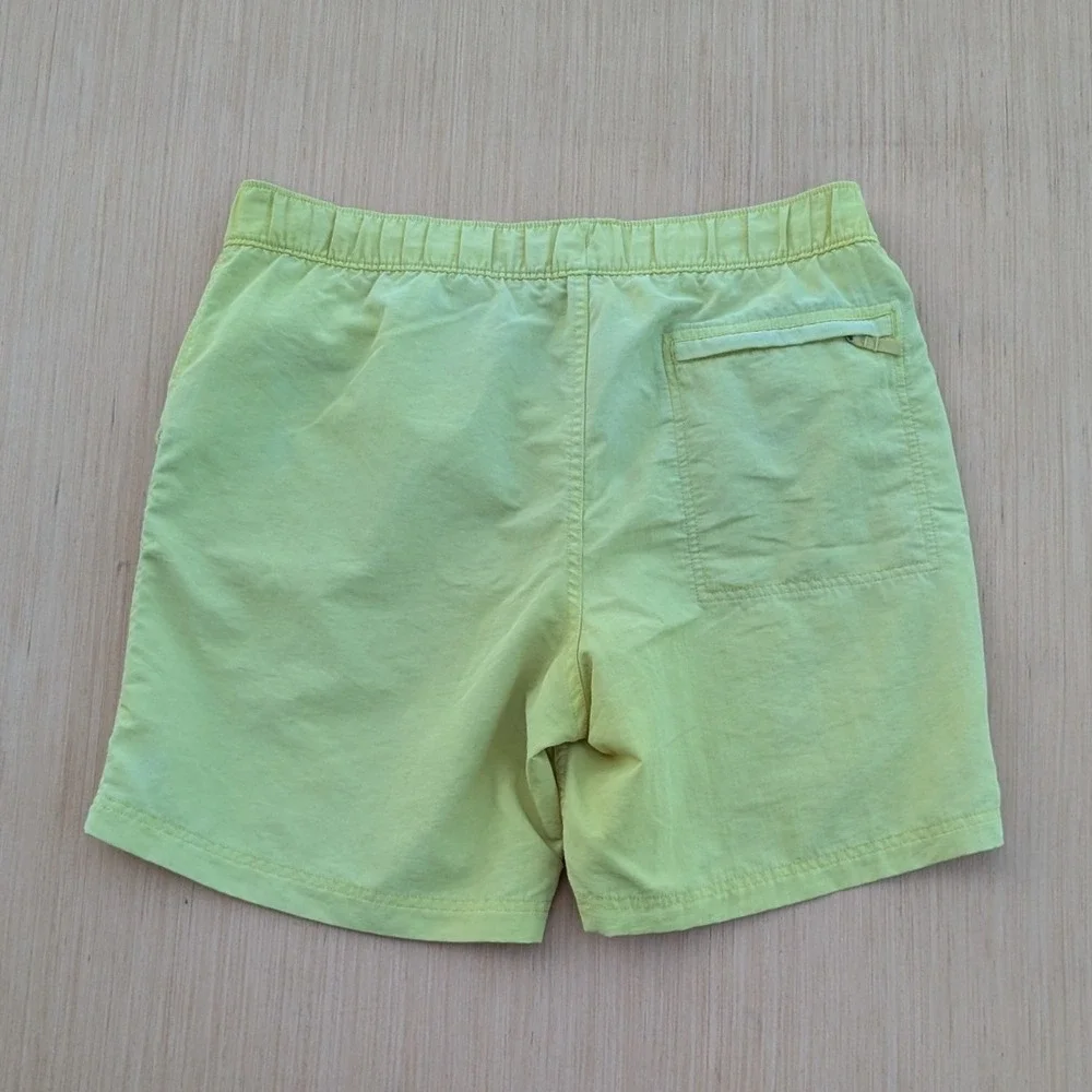 The North Face Yellow Beach Lined Swim Trunks‎ Water Shorts Men's Small